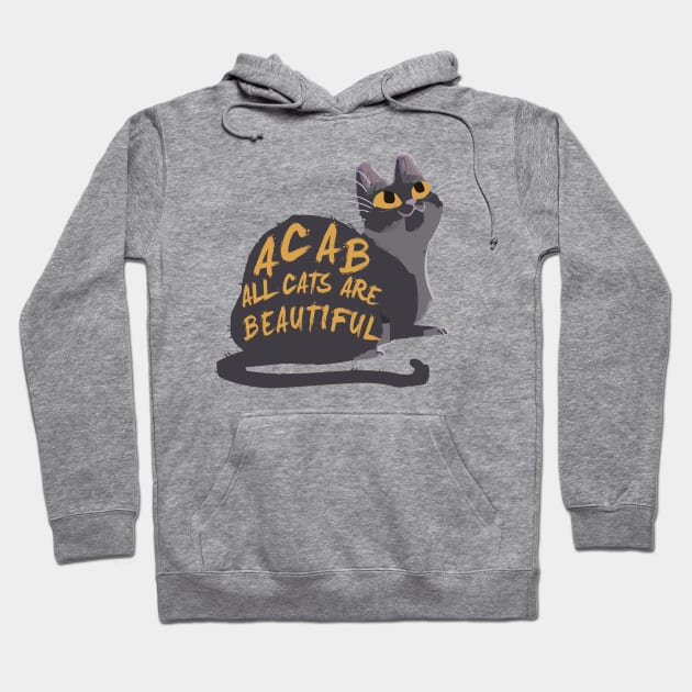 acab all cats are beautiful Hoodie by remerasnerds